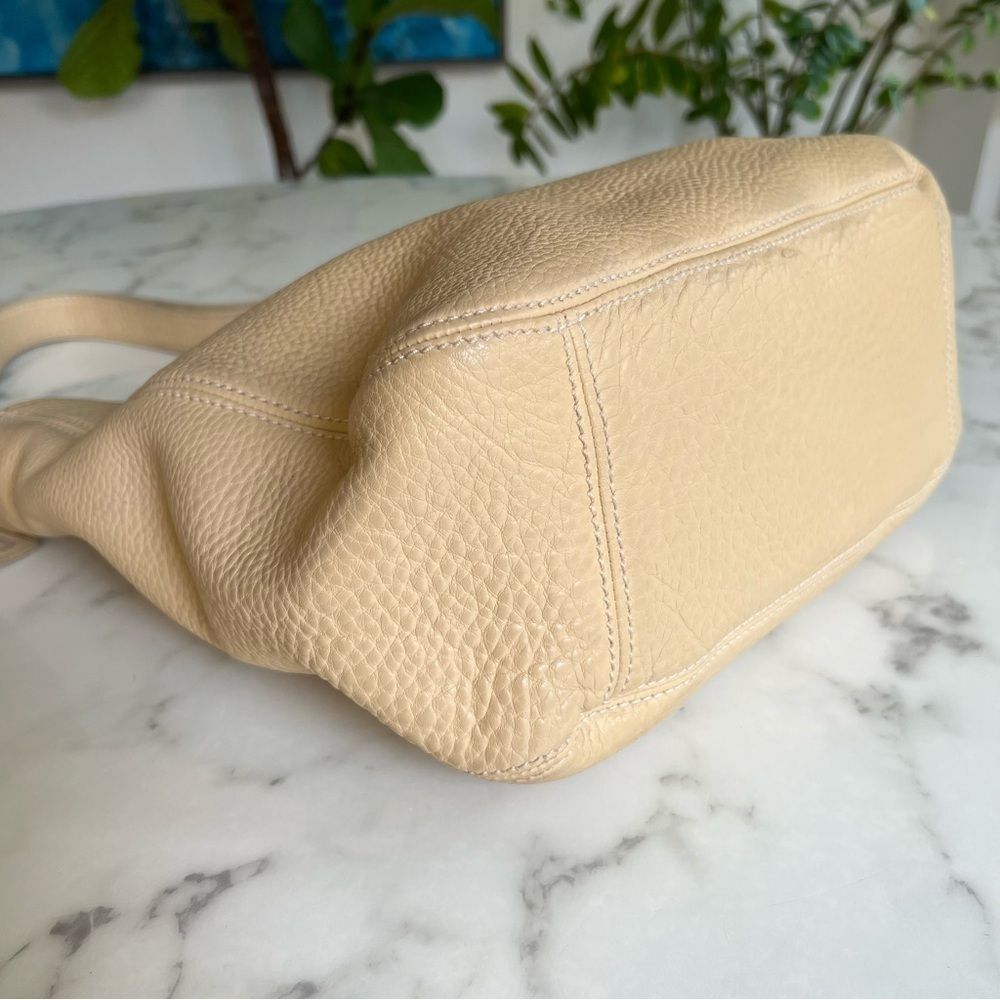 Coach Vintage Sonoma Pocket Shopper Natural Grain Leather Tote Bag Wheat 4920 - Picture 8 of 16